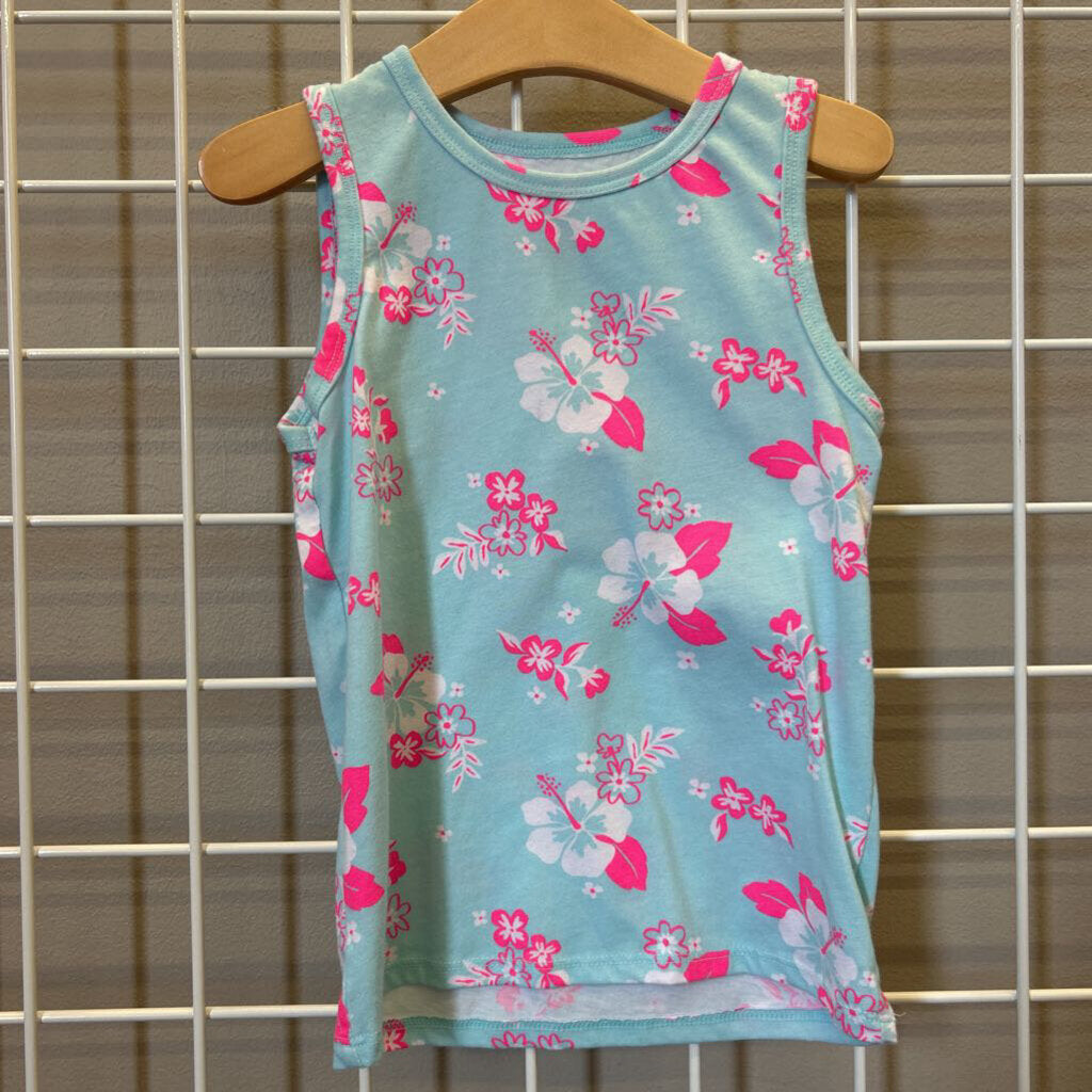Cat & Jack Floral Tank - 5T