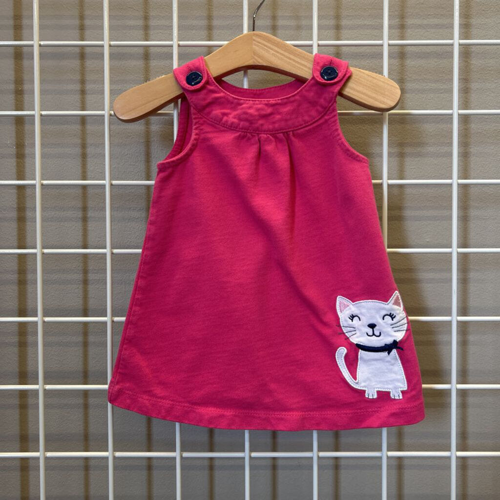 Carter's Cat Tank Dress - 9m