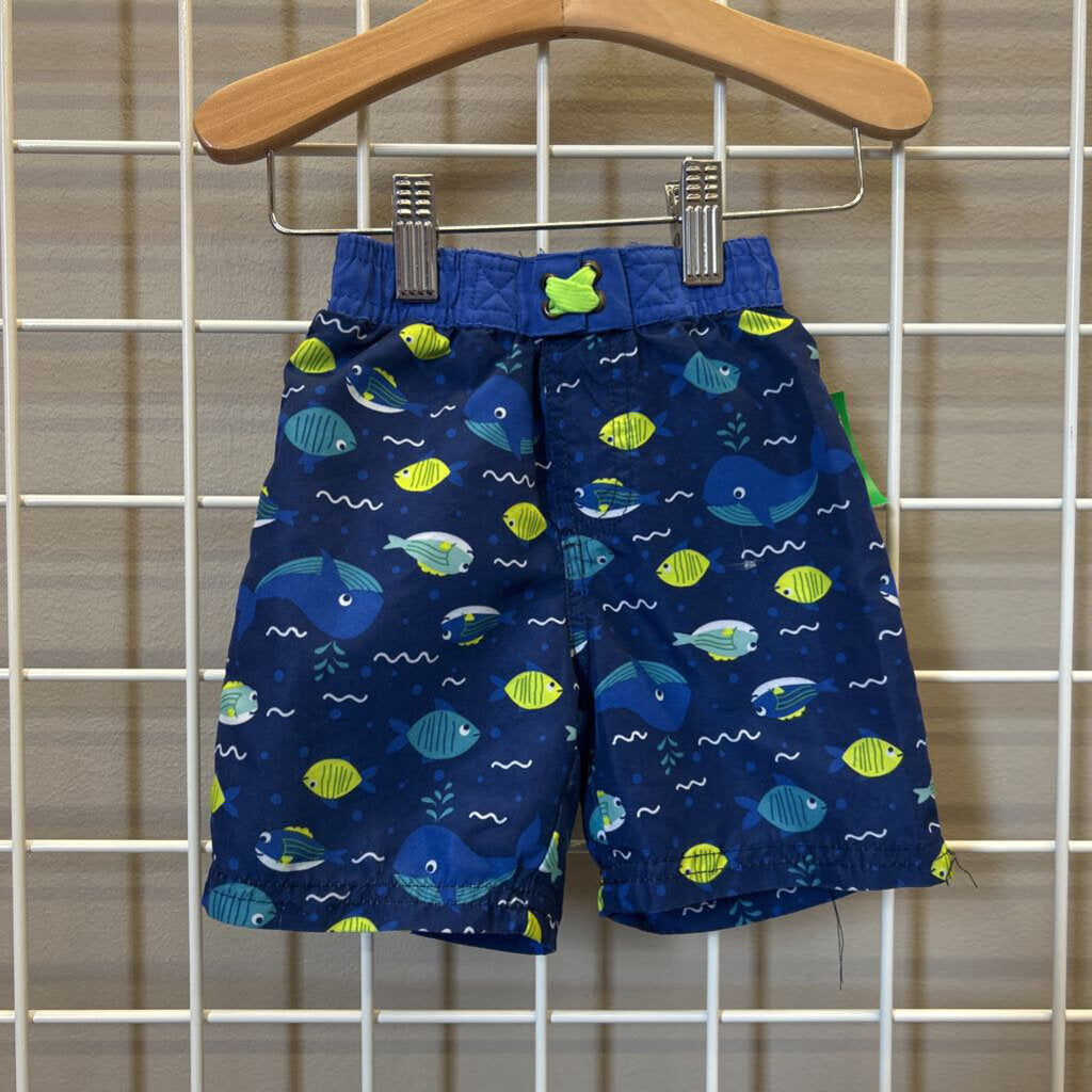 Quad Seven Fish Swim Shorts - 12m