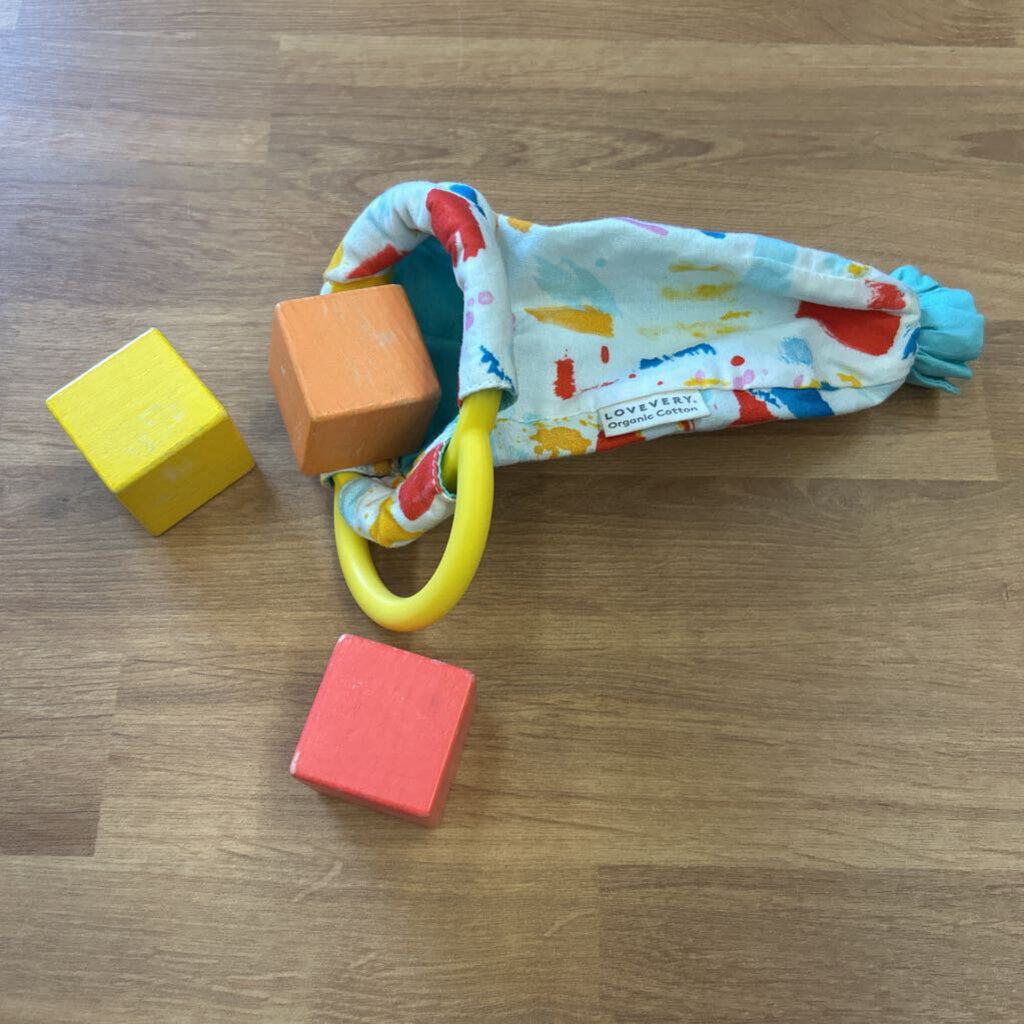 Lovevery Crinkle Bag with Shapes