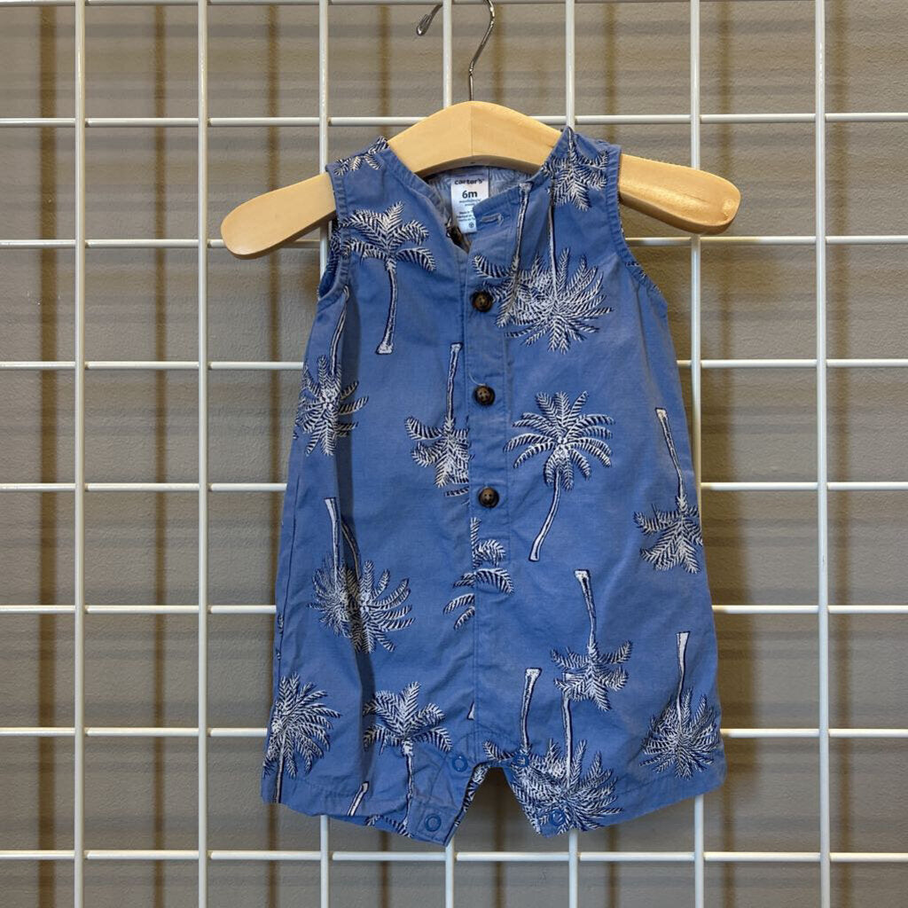 Carter's Palm Tree Tank Romper - 6m