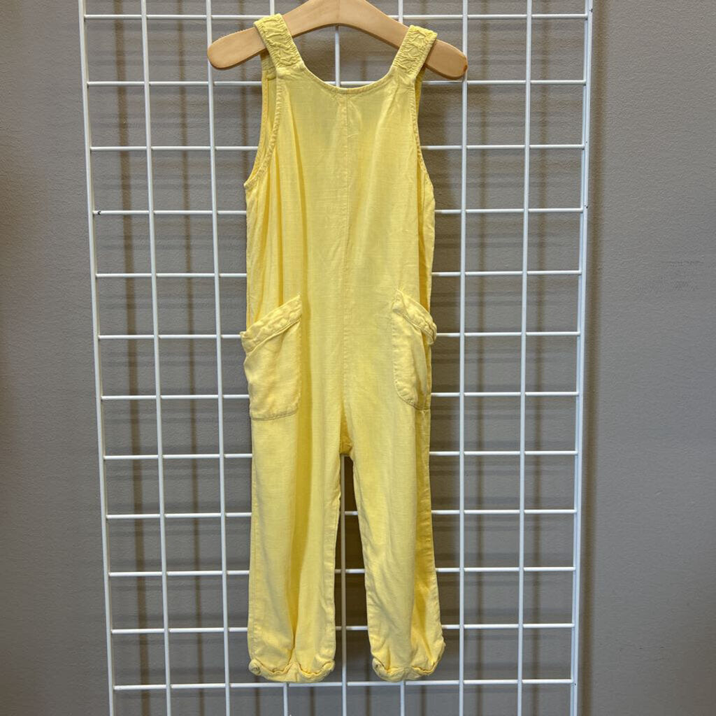 Zara Linen Tank Romper - 3/4