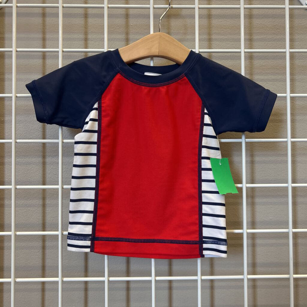 Hanna Andersson SS Rash Guard - 18/24m