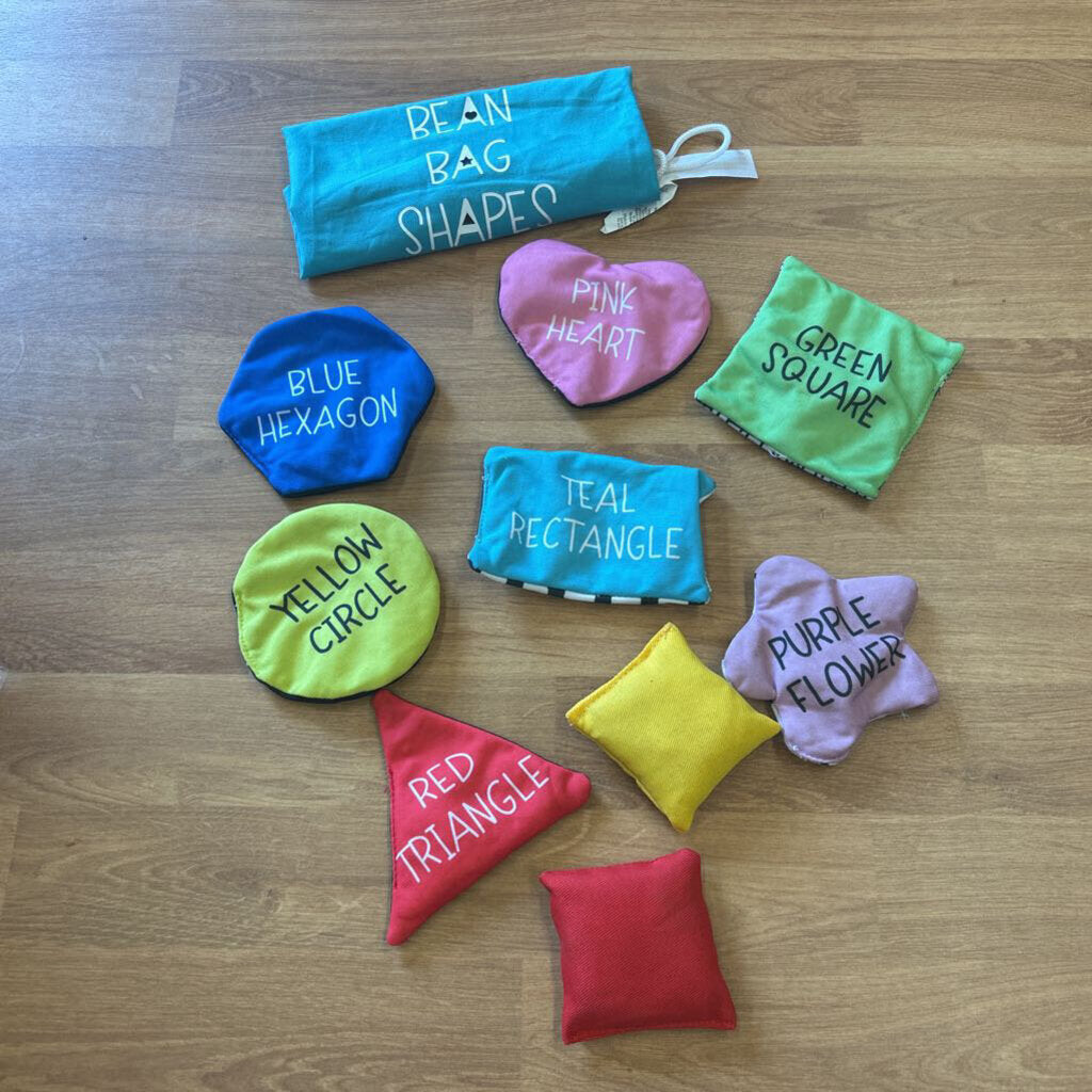 Shapes Bean Bags w/ Travel Bag (wear on bags)