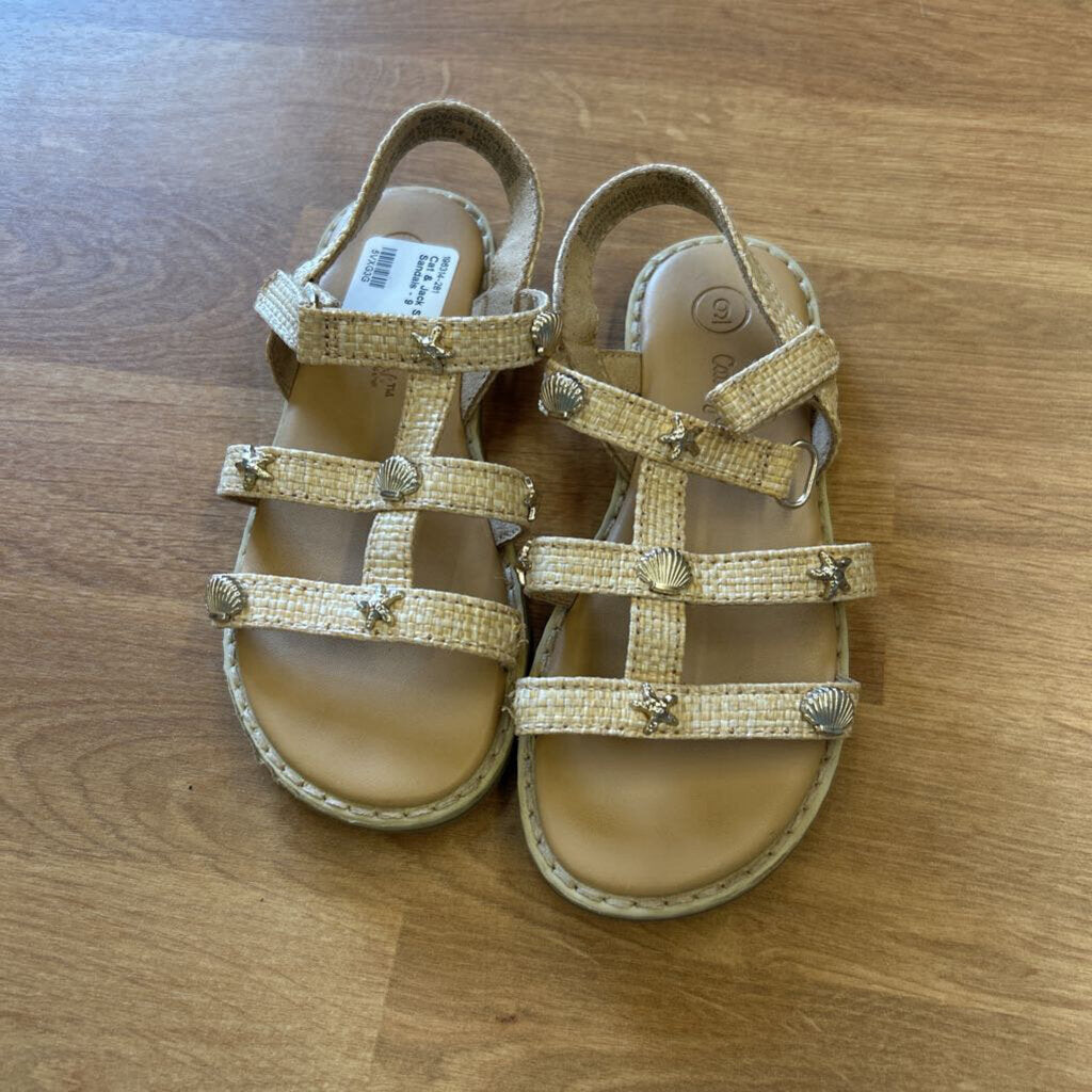 Cat & Jack Shell Sandals - 9