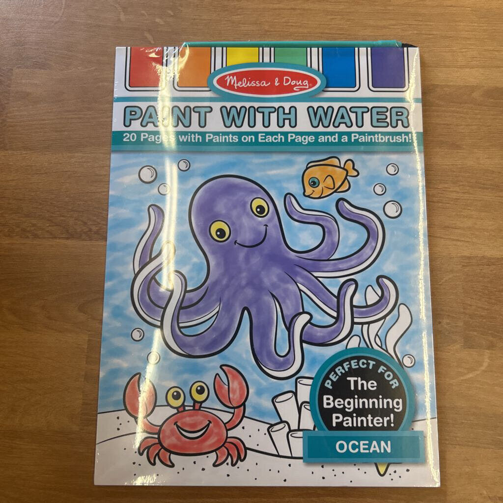NEW Melissa & Doug Paint with Water - Ocean