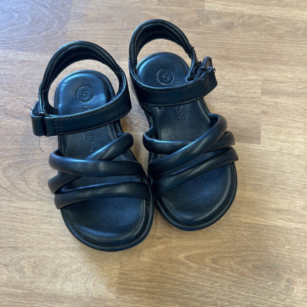 Cat & Jack Black Rope Sandals - 5