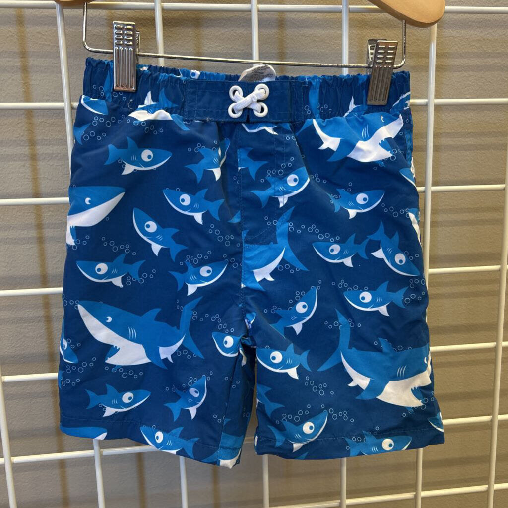 Sol Swim Shark Swim Shorts - 4T