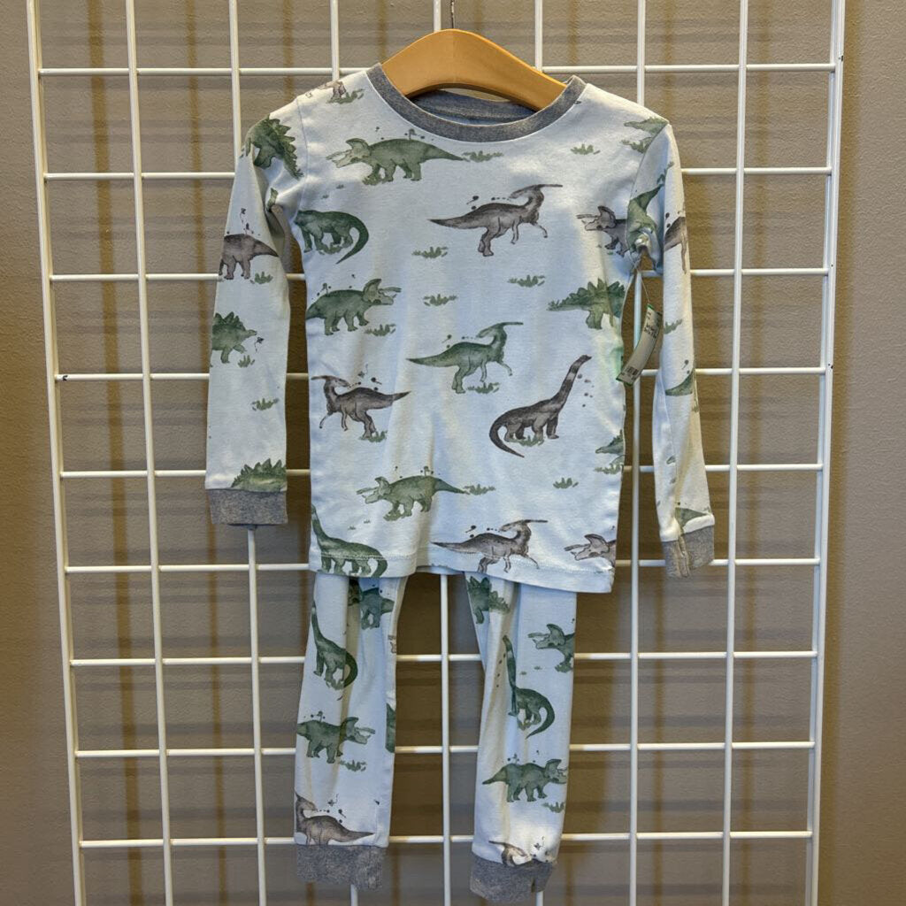 Burt's Bees LS Dino PJs - 3T