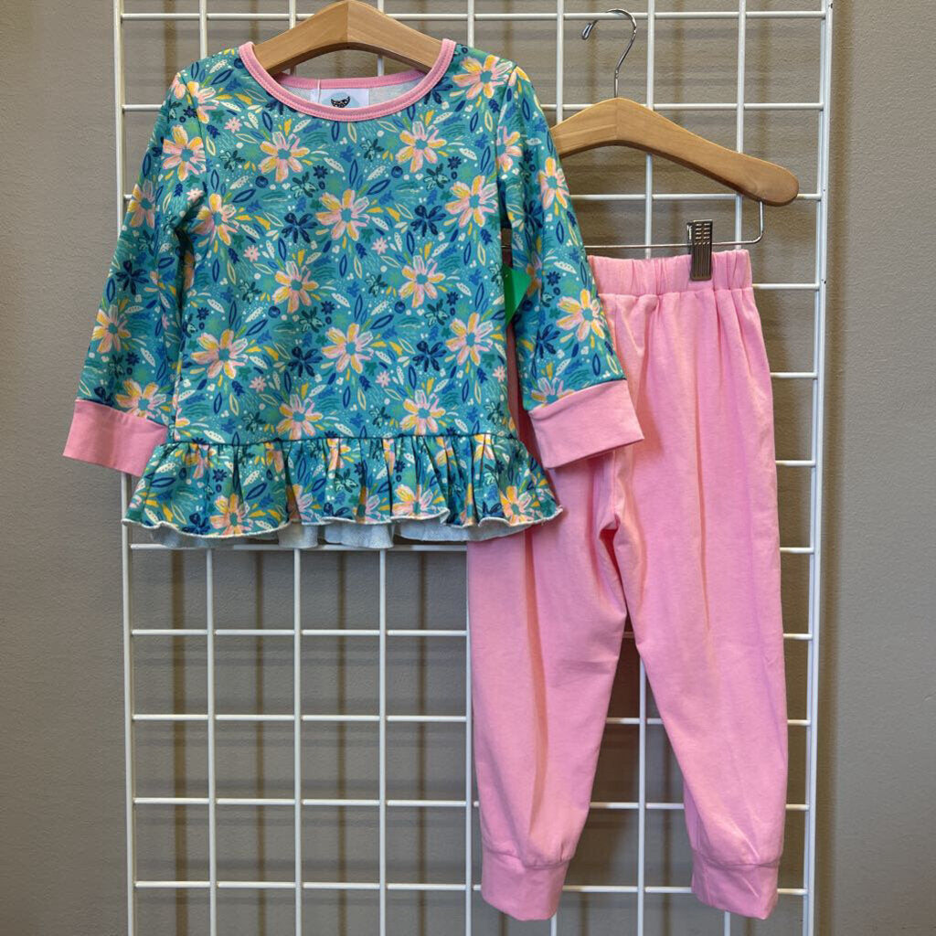 Down by the Bay Floral Two Pc Set - 3T