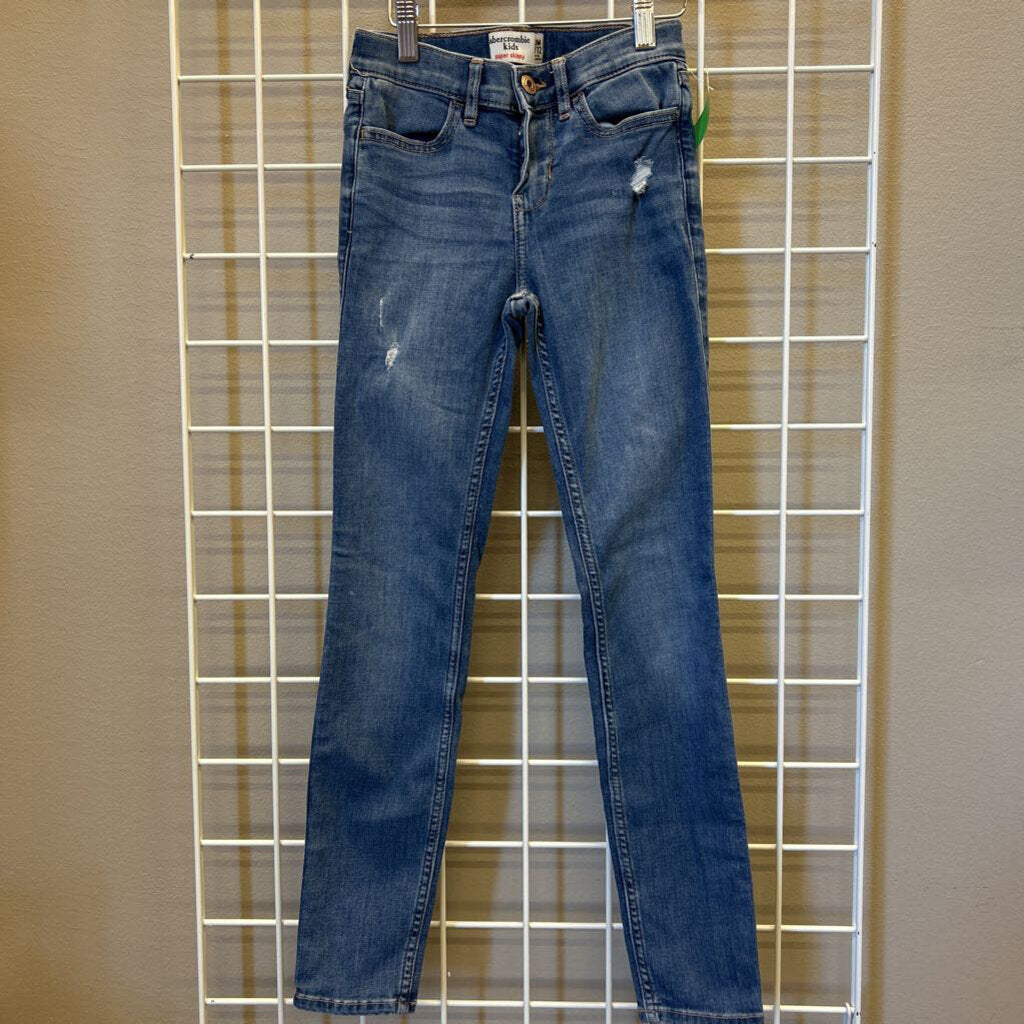 Abercrombie Kids Distressed Super Skinny Jeans - 11/12 Slim
