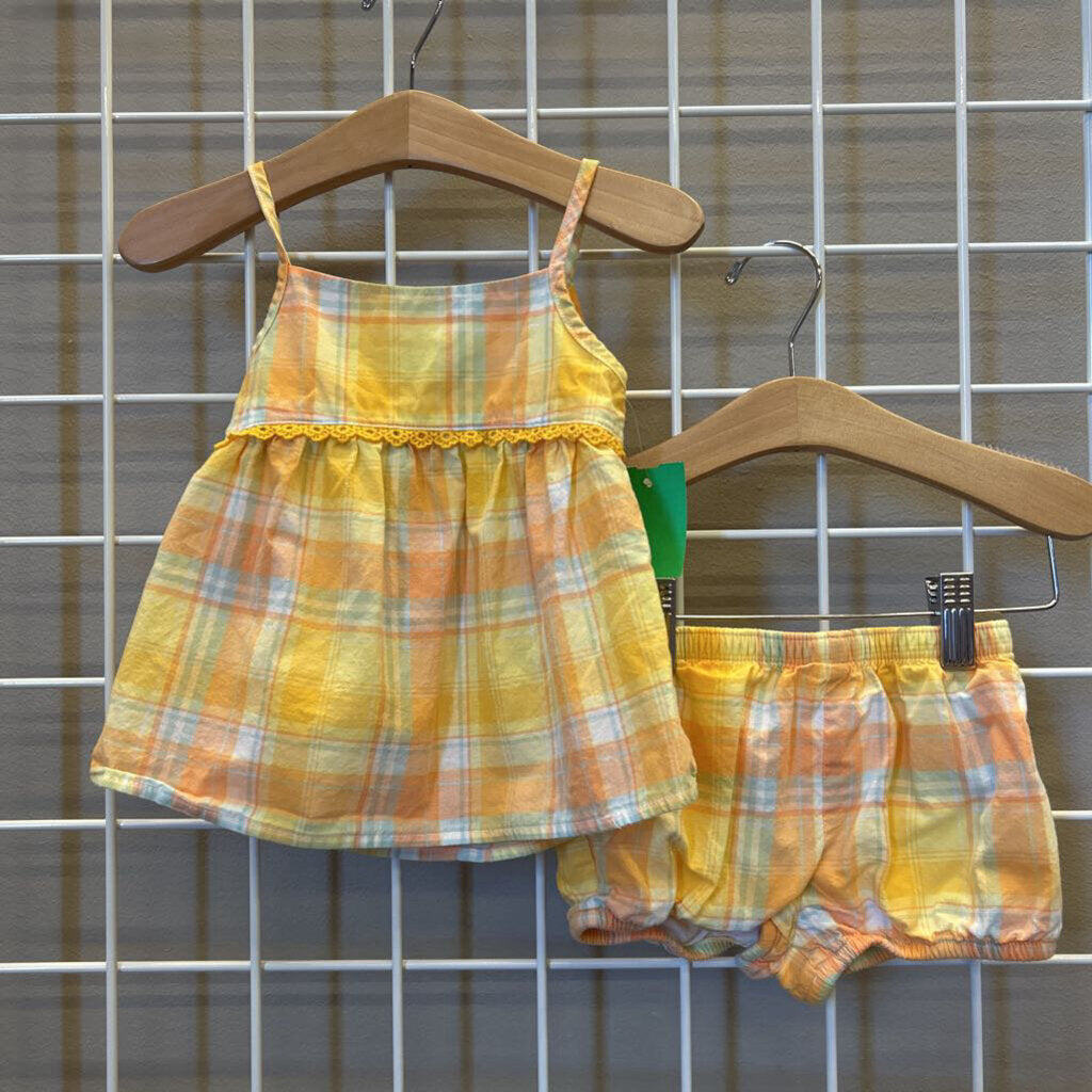 Osh Kosh Gingham Two Pc Set - 18m