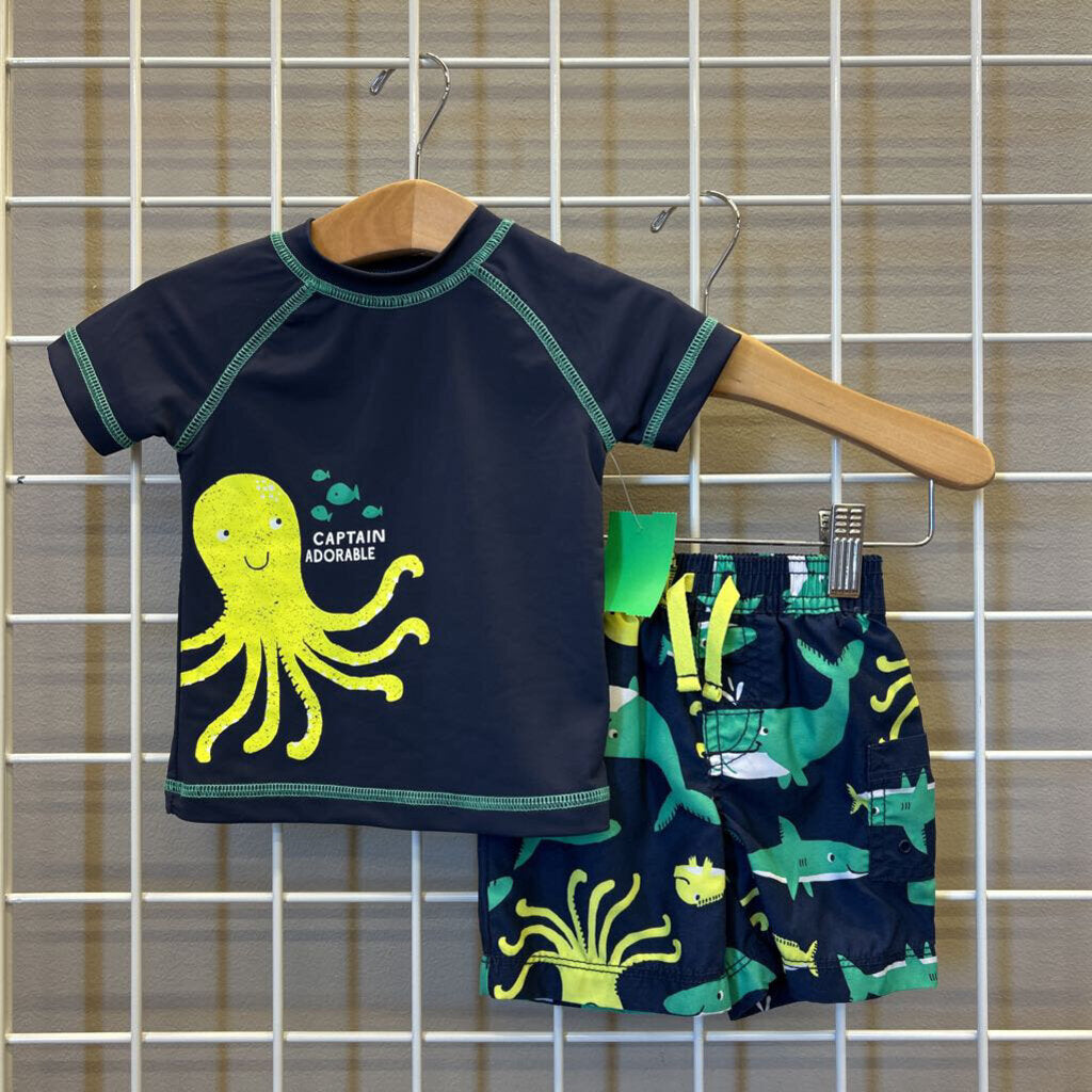 Carter's Sea Two Pc Swim - 9m