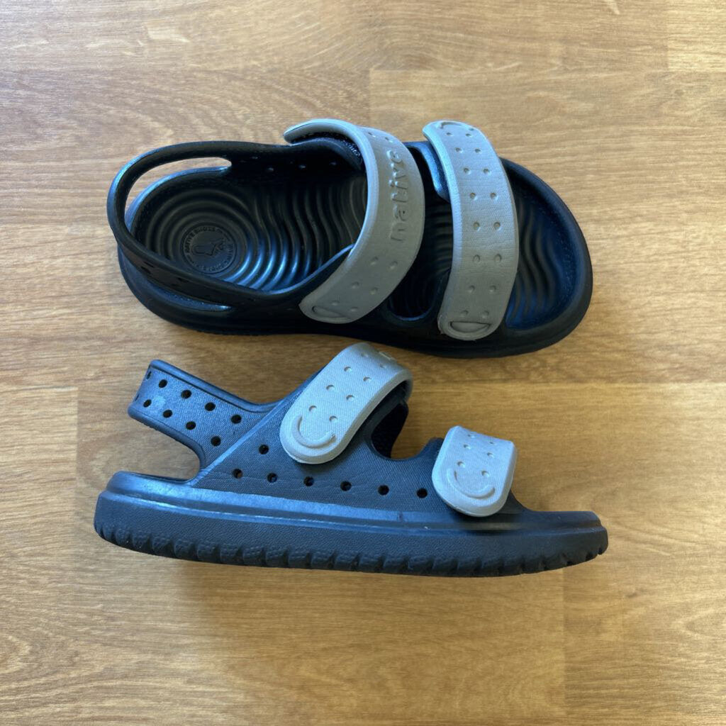 Native Black/Grey Sandals - 8
