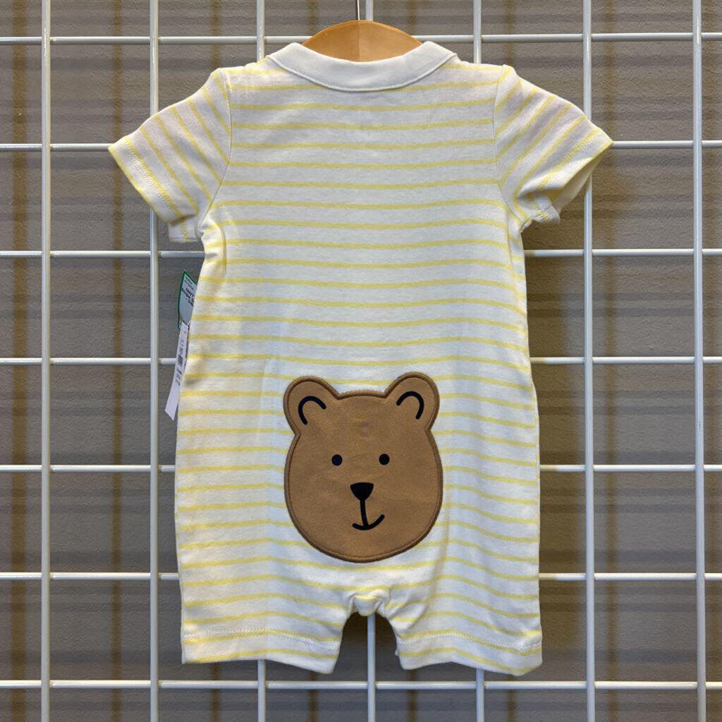 NWT Baby Gap Stripe Short Romper - 3/6m