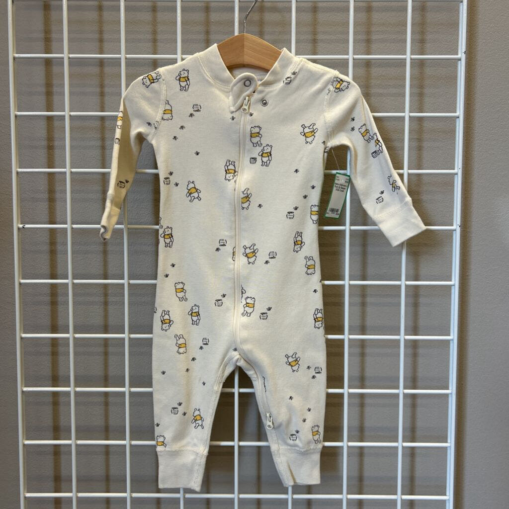 Hanna Andersson x Pooh Zip Sleeper - 6/12m