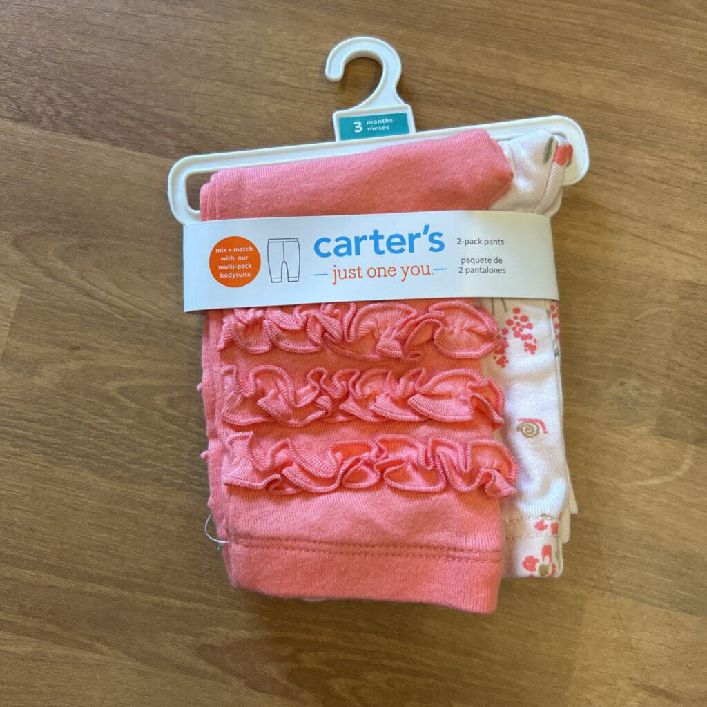 NWT Carter's Set of 2 Pants - 3m