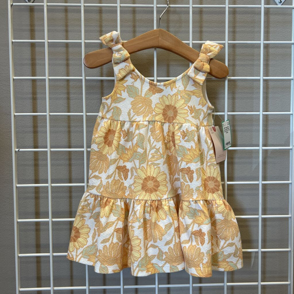 NWT Sincerely Jules Sunflower Tank Dress - 18m