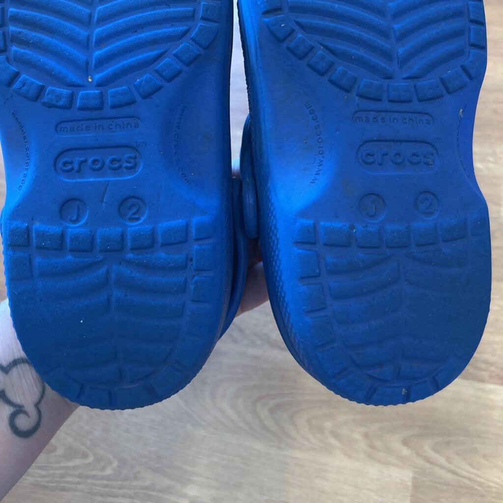Crocs Blue (wear on soles) - 2