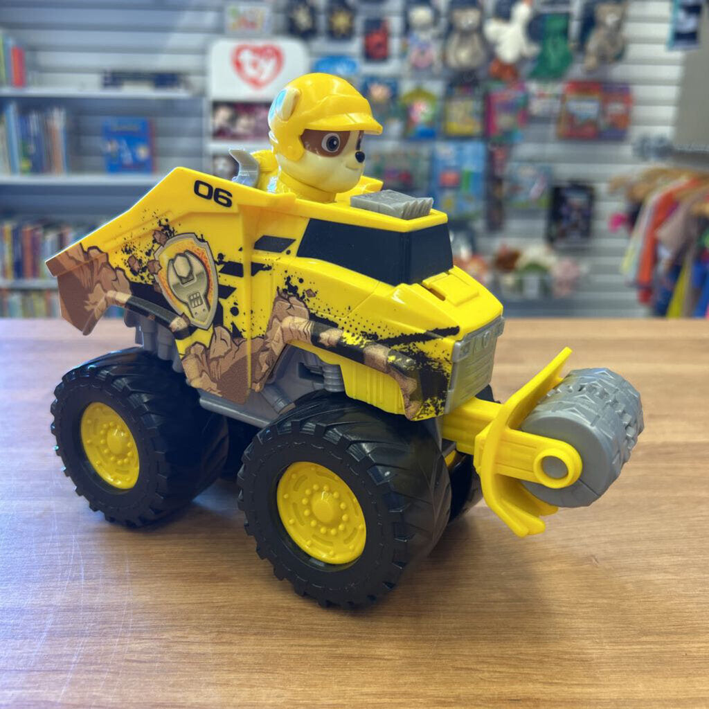Paw Patrol Rubble Vehicle w/ Figure