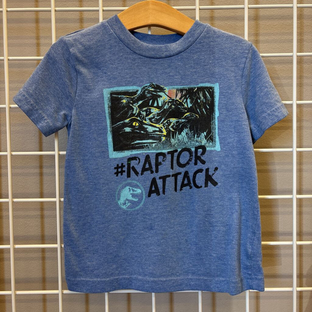 Jurassic World Raptor SS Tee 4T