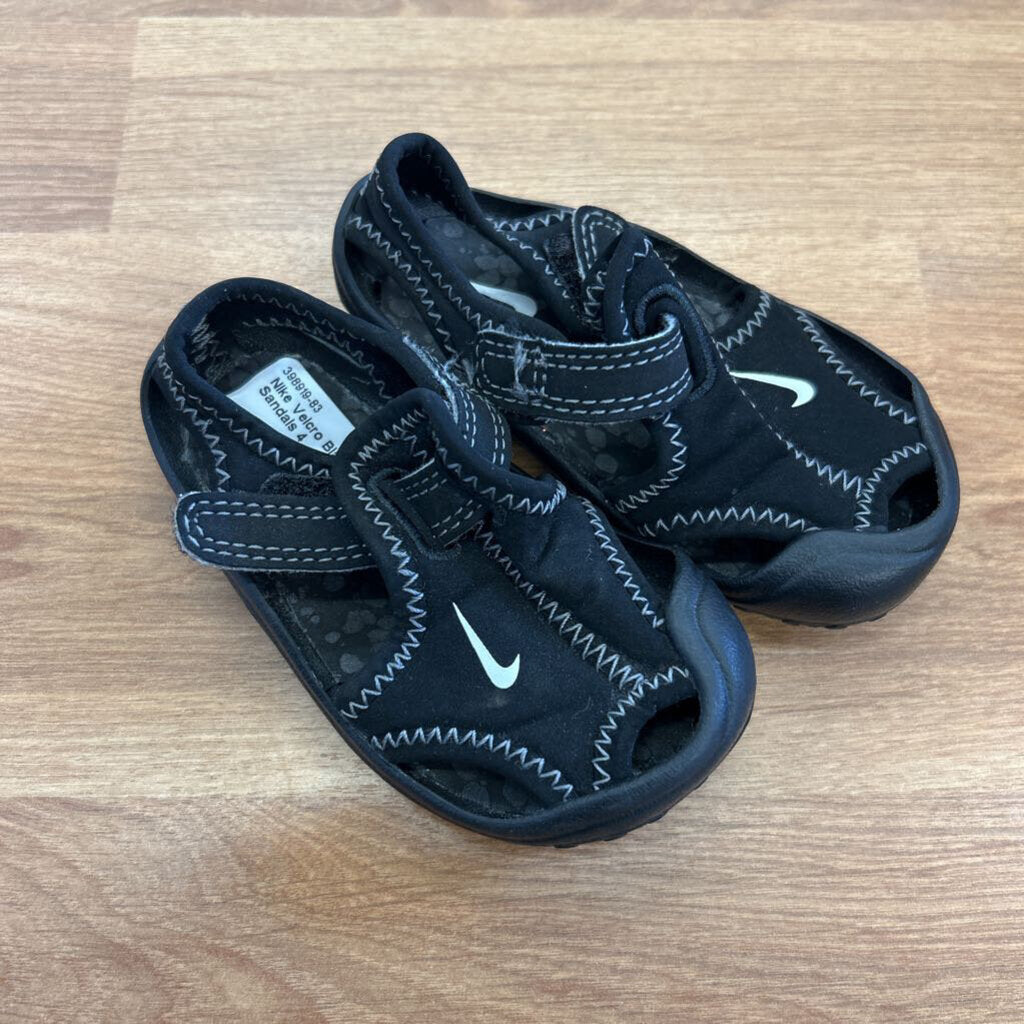 Nike Velcro Black Sandals 4