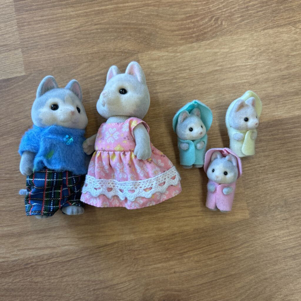 Calico Critters Cat Family (5)