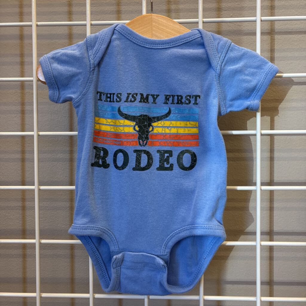 First Rodeo SS Onesie - 6m