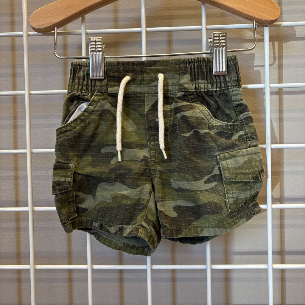 Baby Gap Camo Cargo Shorts - 3/6m