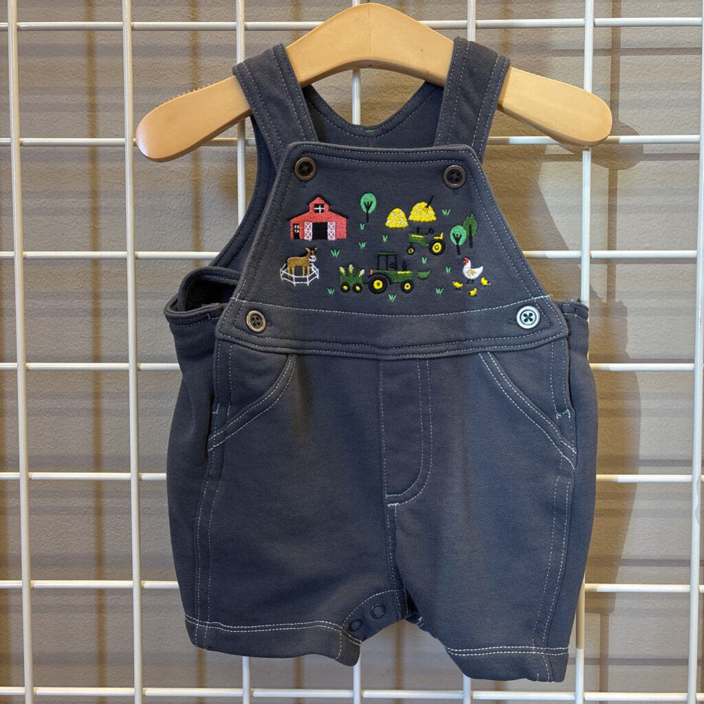 John Deere Soft Farm Overalls - 3/6m