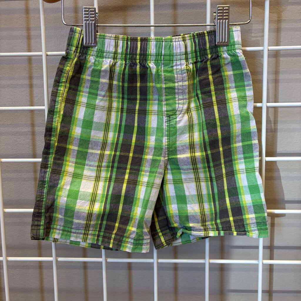 Peanut & Ollie Plaid Shorts - 24m
