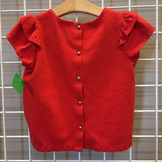 Janie & Jack Ruffle SS Button Back Top 6