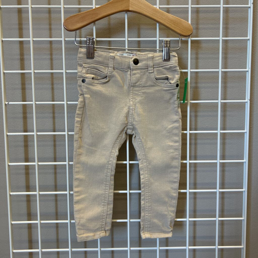 Zara Soft Denim Pants 12/18m