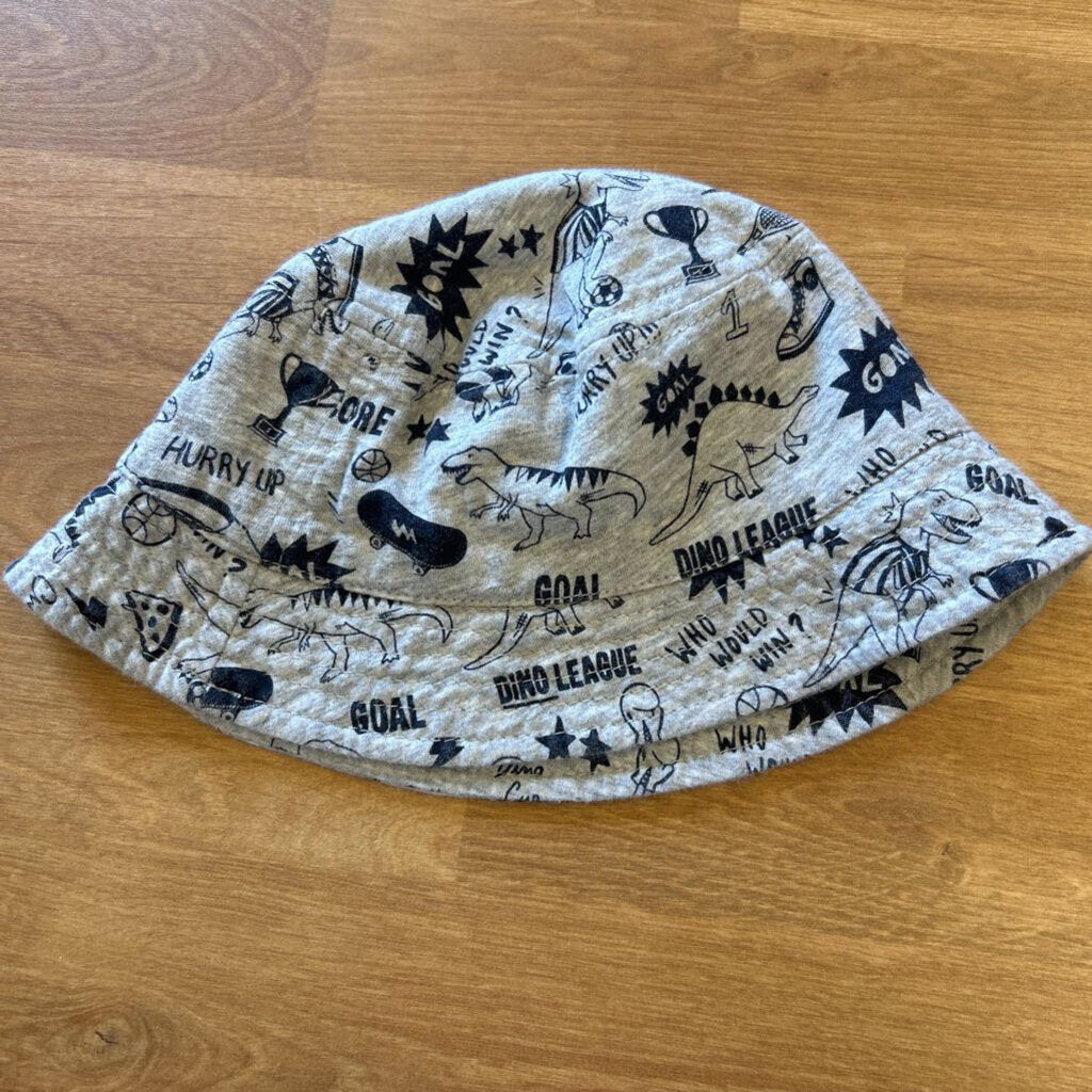 H&M Dino League Grey Sun Hat 18M/4T