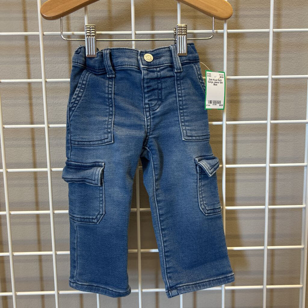 Osh Kosh Soft Cargo Jeans 12m