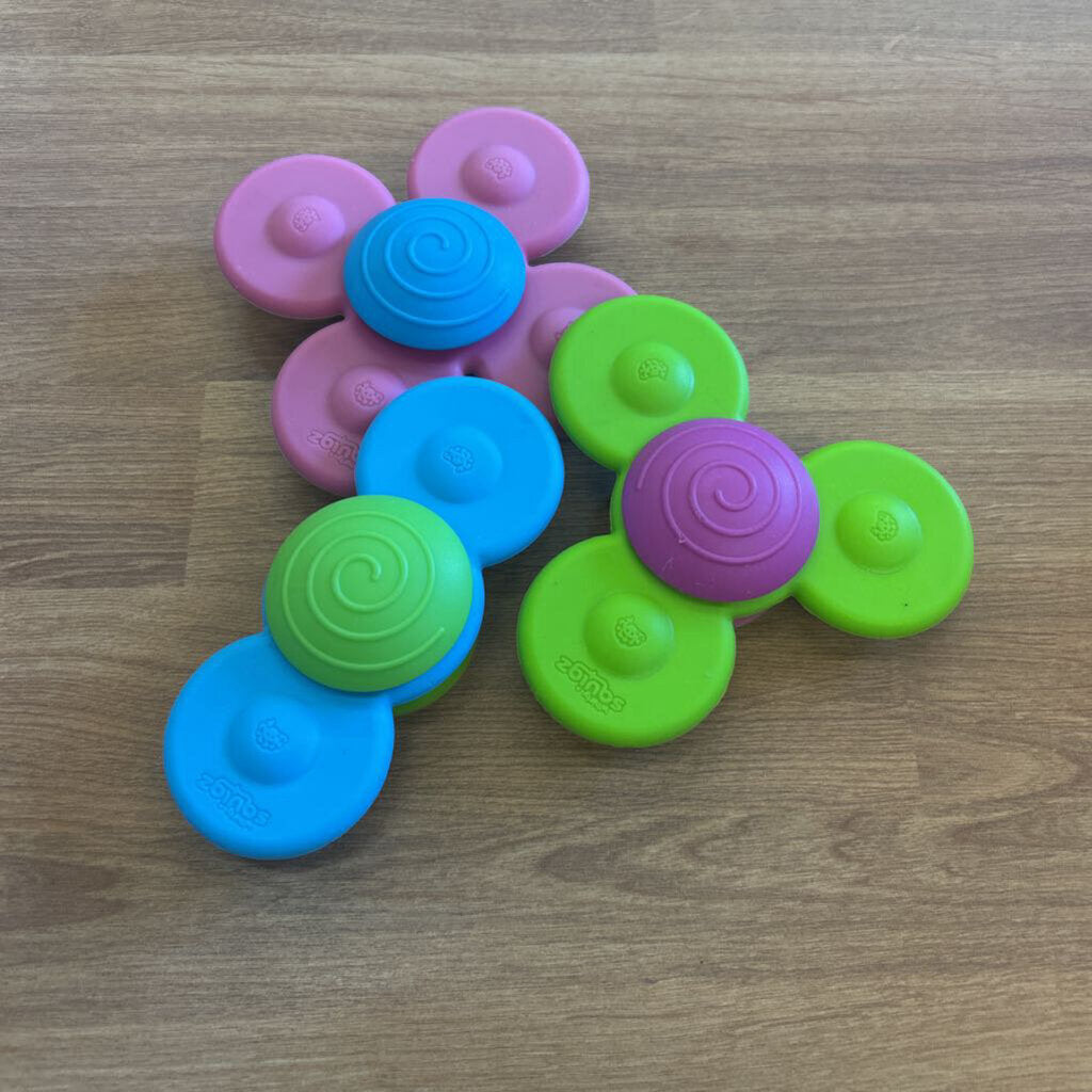 Fat Brain Spin Squigz 3 Pc