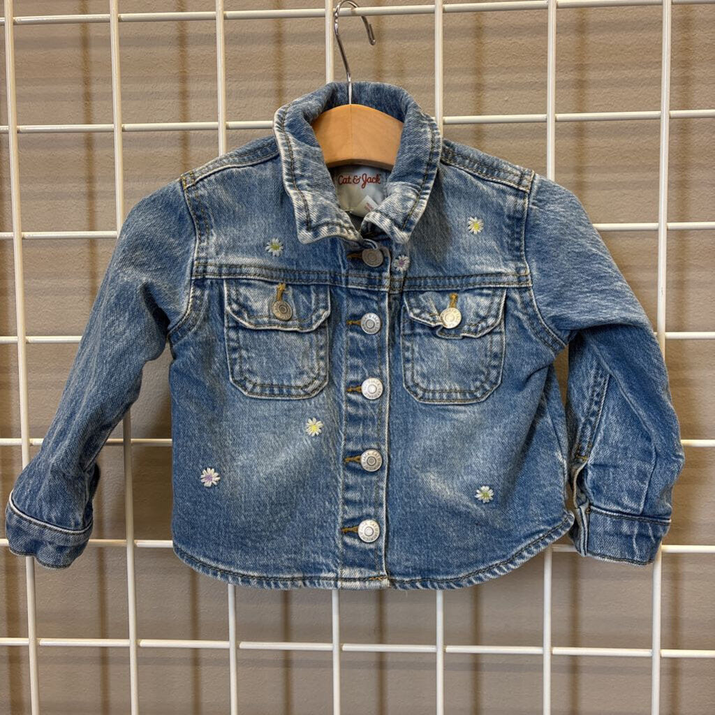 Cat & Jack Daisy Denim Jacket - 18m