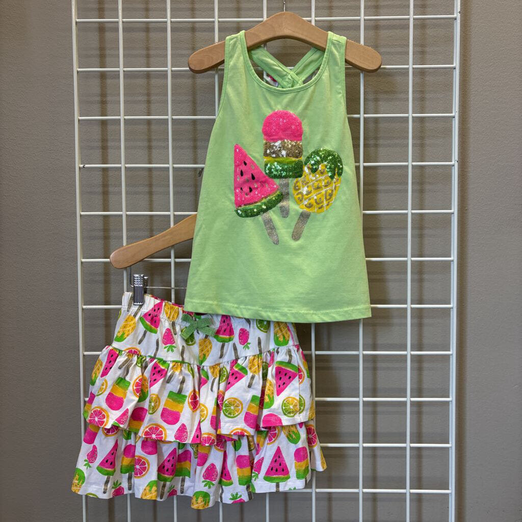 Isaac Mizrahi Popsicle Skort Two Pc Set - 7/8