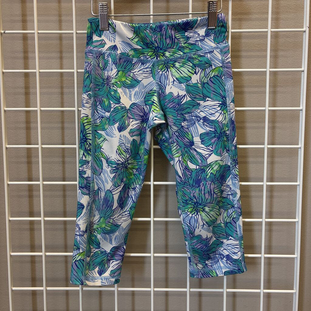 Old Navy Active Floral Crop Leggings - 6/7