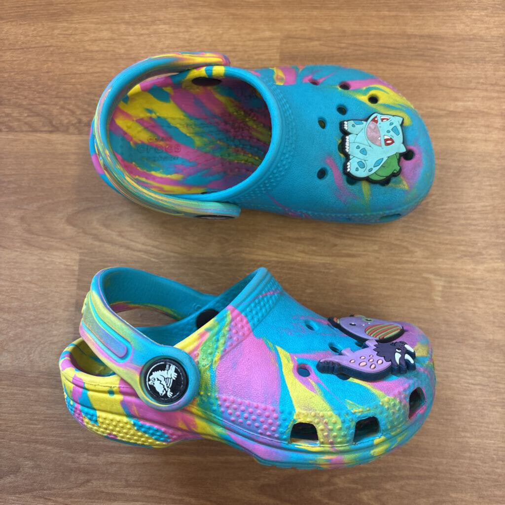 Crocs Blue Tie Dye - 7