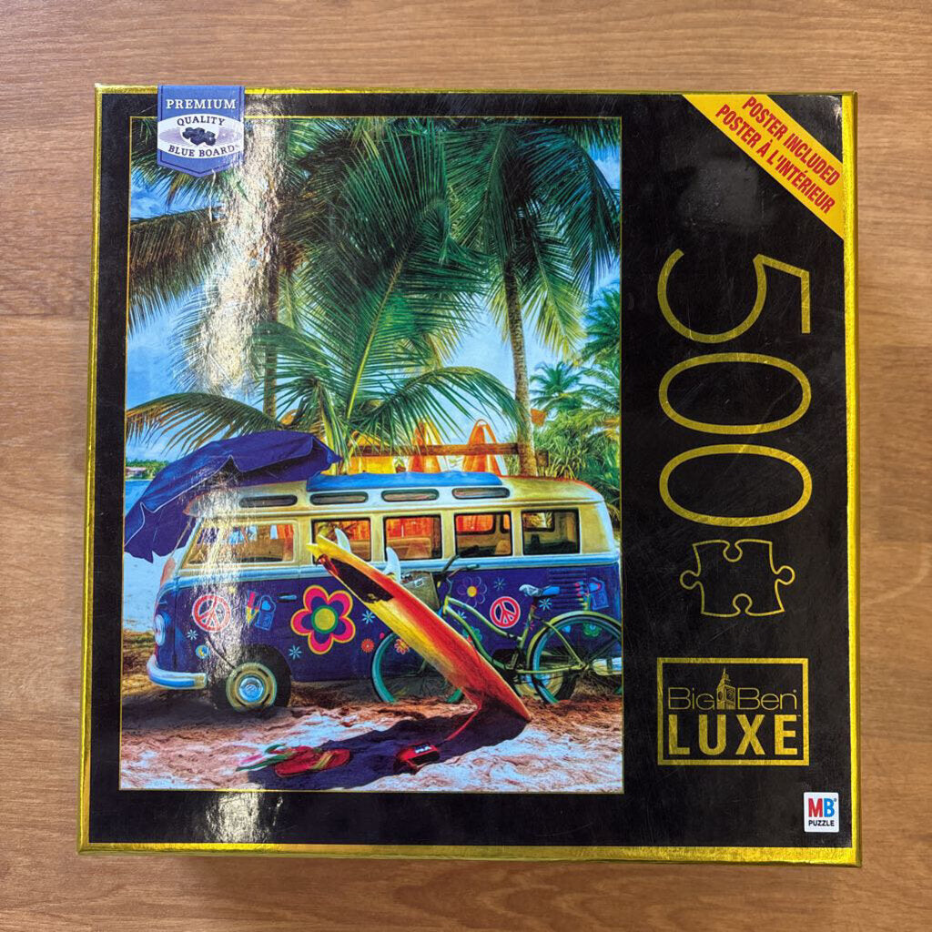 VW Bus/Beach 500pc Puzzle