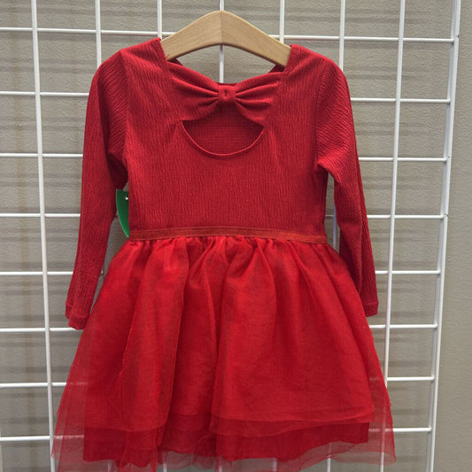 H&M LS Tulle Shimmer Dress 3/4T