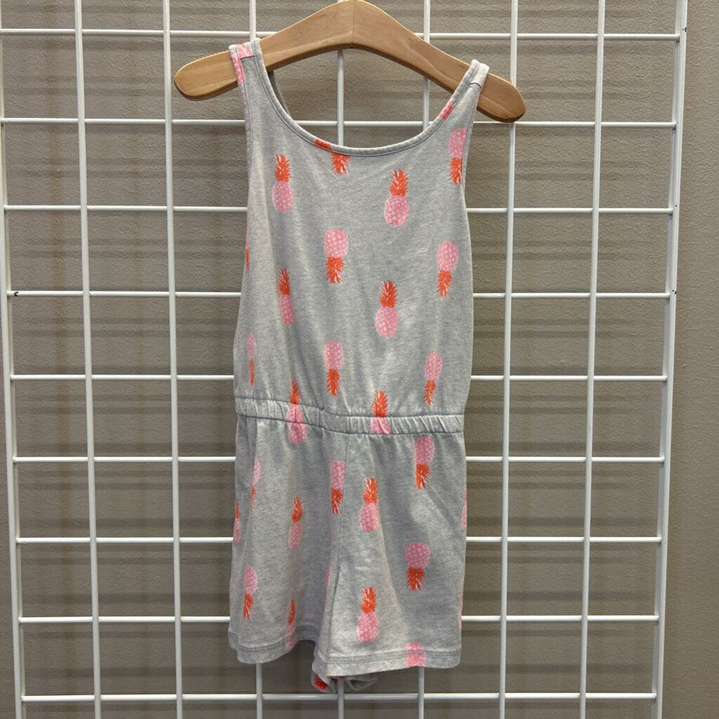 Old Navy Pineapple Tank/Shorts Romper 5