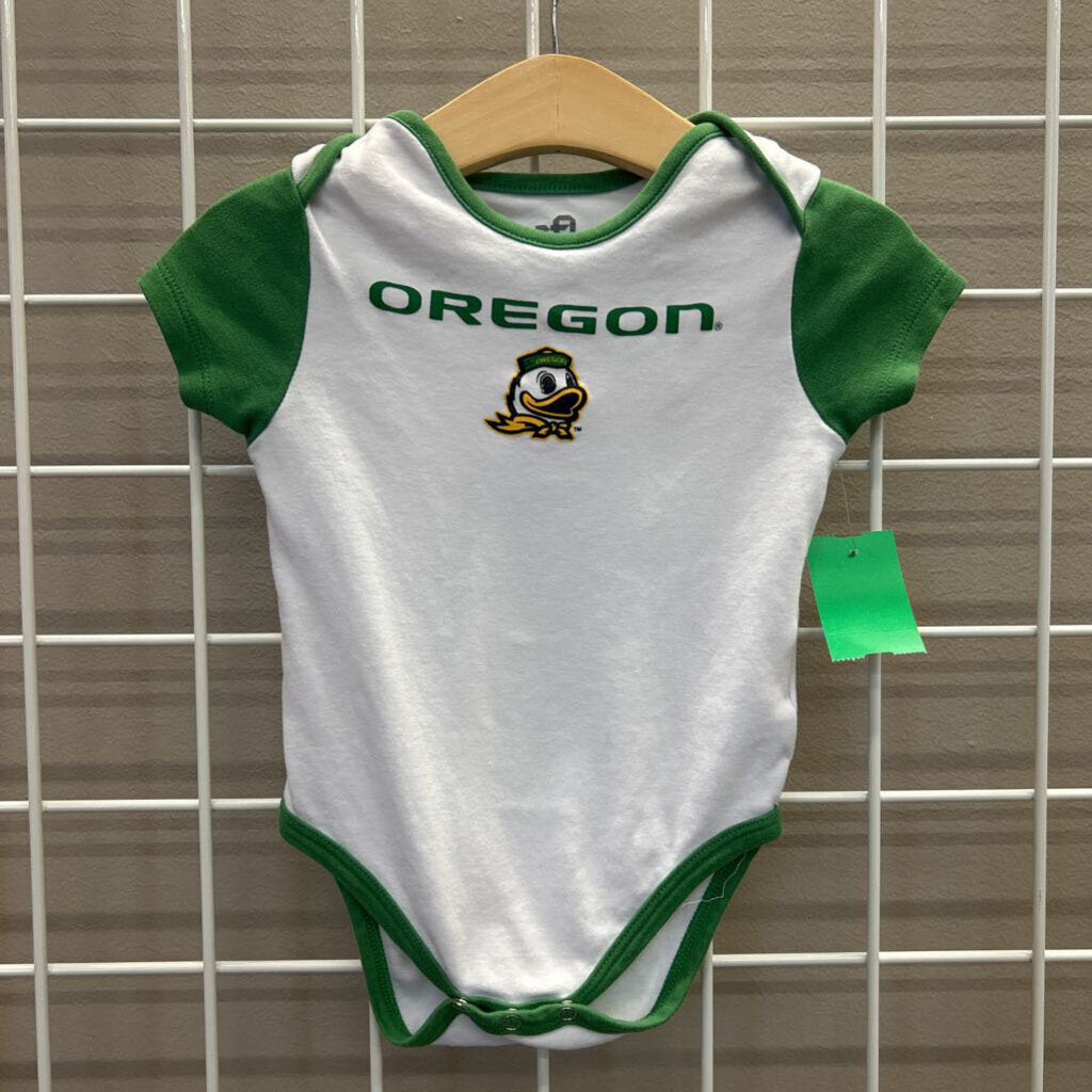 Team Athletics Oregon Ducks SS Onesie 18m