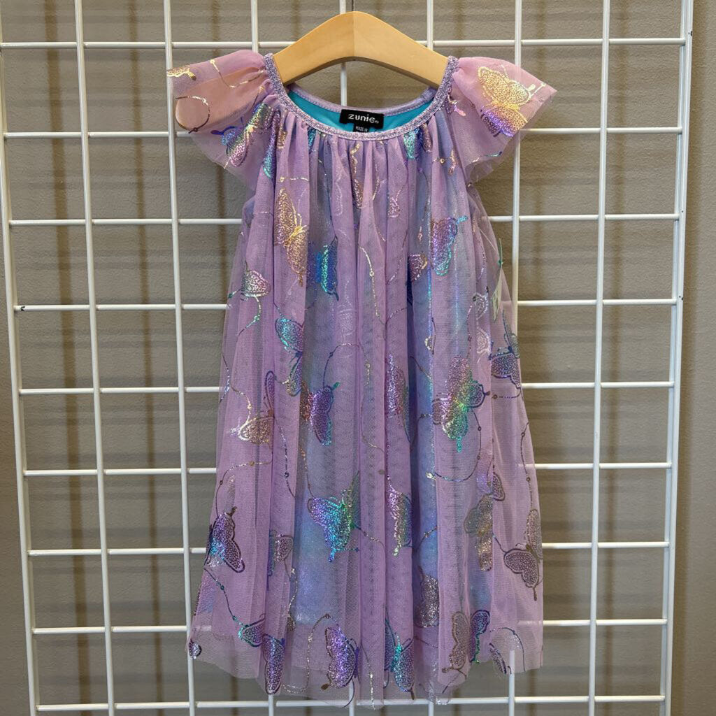 Zunie Butterfly Tulle Dress - 3