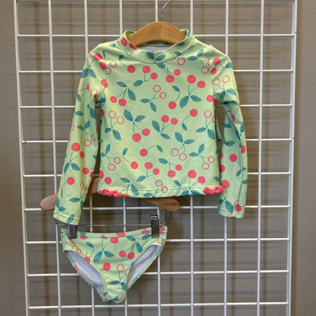 Carter's Cherry Two Pc Swim - 4T