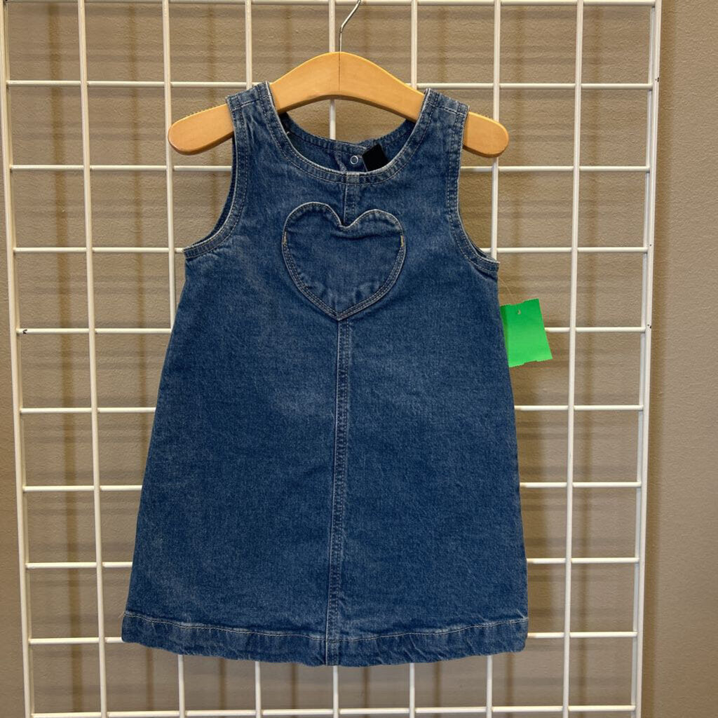 Gap Kids Heart Denim Jumper - 4