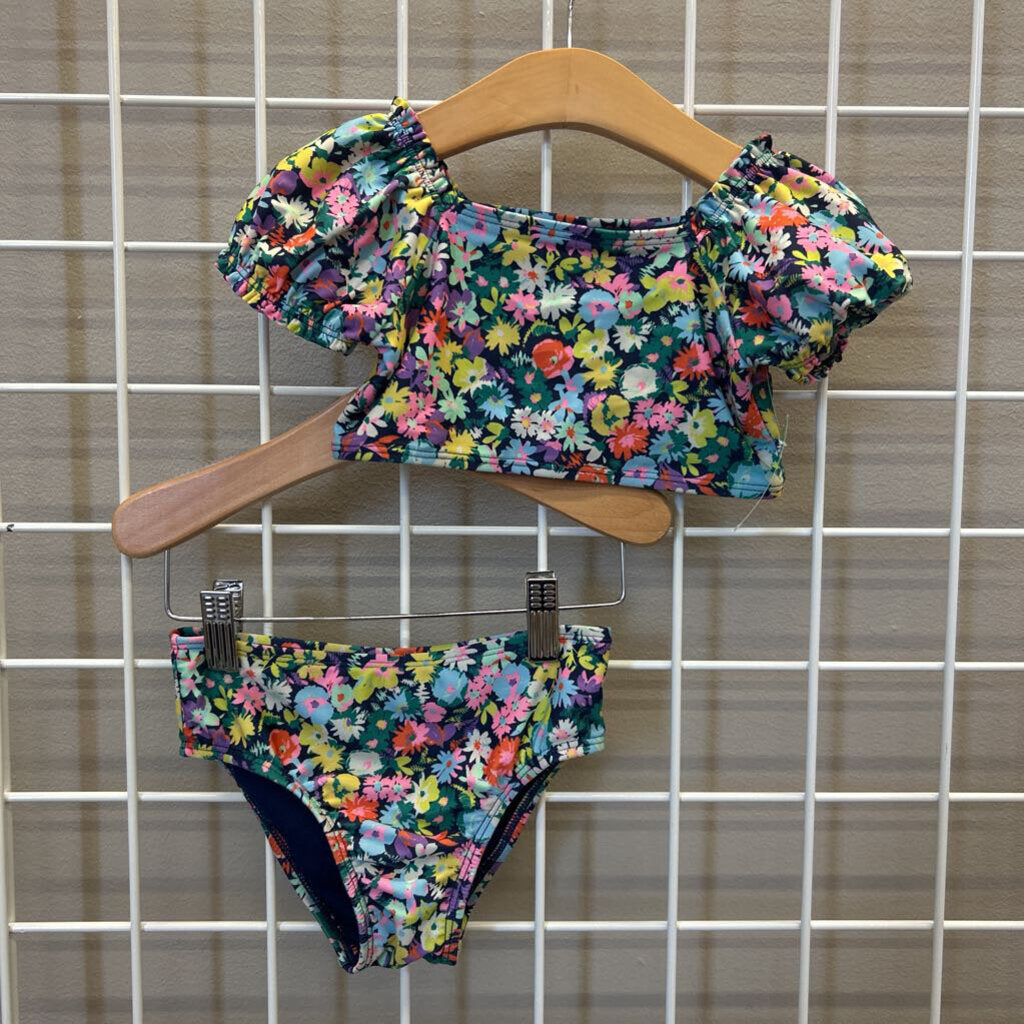 Baby Gap Floral Two Pc Swim - 4