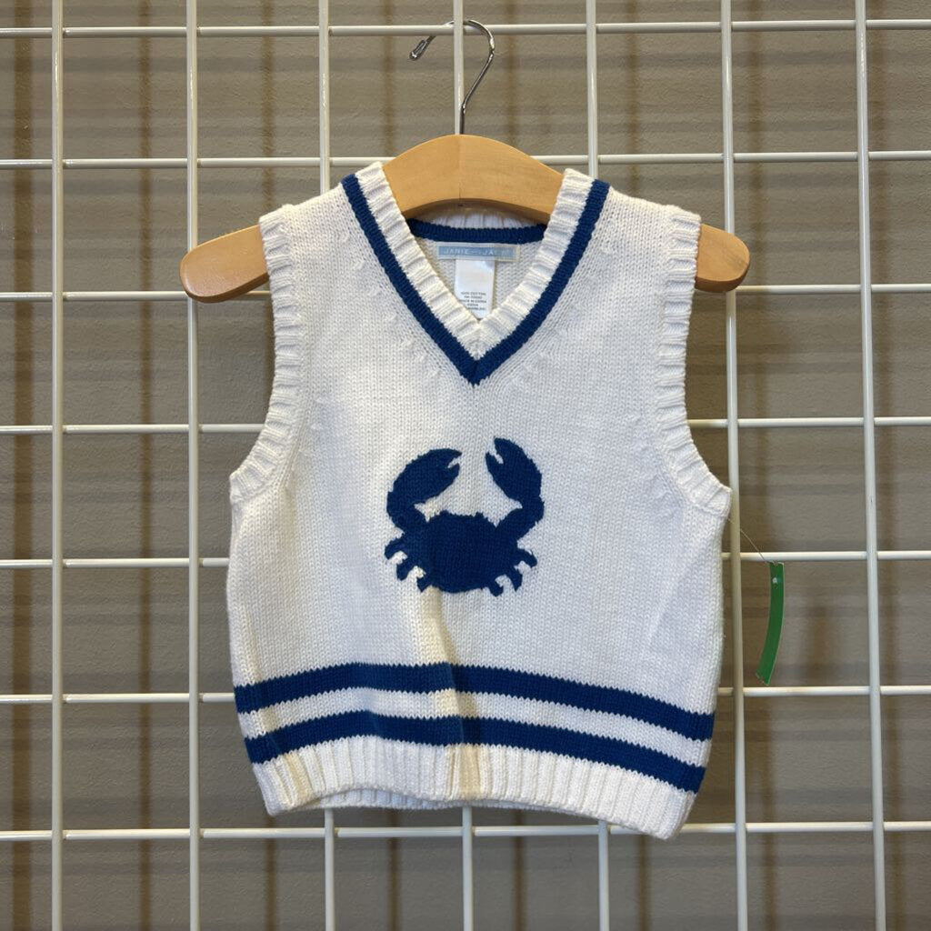 Janie & Jack Crab Vest - 12/18m