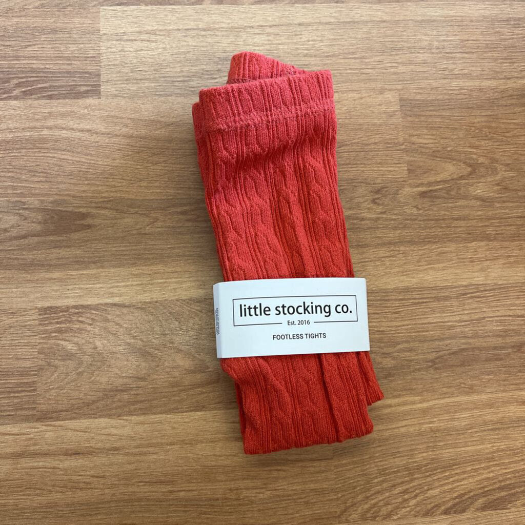 Little Stocking Co. Footless Tights - Rust 0/6m